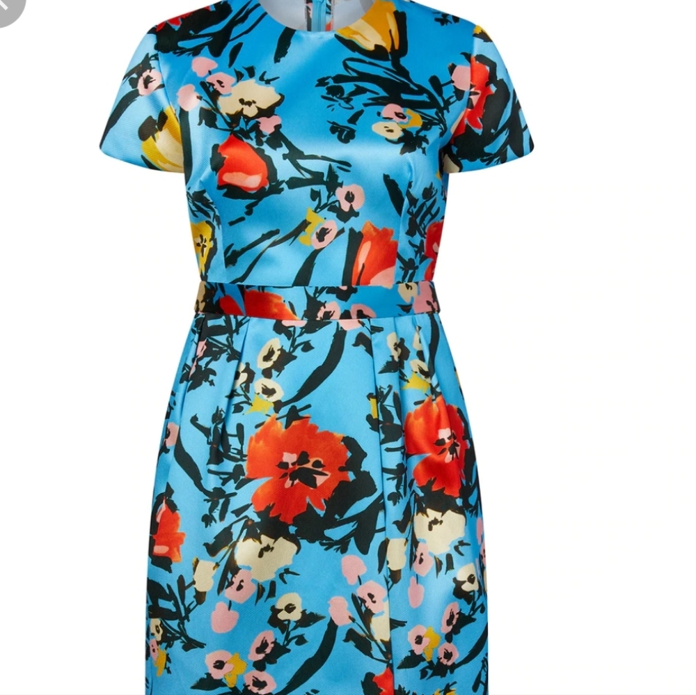 REEM ACRA 11 Honoré size 22W Floral Cocktail Dress